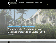 Tablet Screenshot of institutoconceito.com